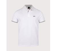 BOSS Mens Chip Paddy Polo Shirt - Colour: 100 White - Size: XXL XXL