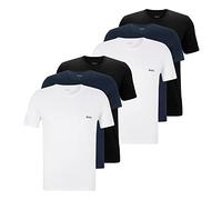 BOSS Mens Tshirt RN 3P Classic Three-Pack of Cotton Underwear T-Shirts with Logos