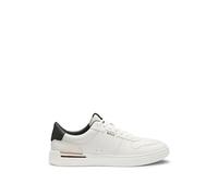 BOSS Mens Clint Tenn Leather Trainers with Logo Details Size 10