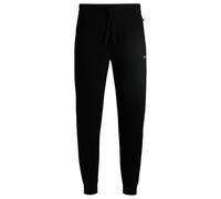 BOSS Mens Closed Hem Fleece Jogging Bottoms Black S