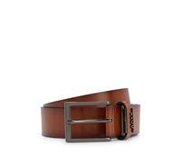 BOSS Mens Cole-Ant Sz35 Logo-hardware belt in Italian leather