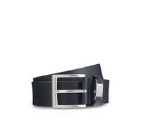 BOSS Mens Connio Branded-keeper belt in Italian leather