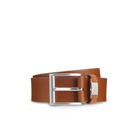 BOSS Mens Connio Branded-keeper belt in Italian leather