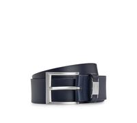 BOSS Mens Connio Branded-keeper belt in Italian leather