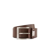 BOSS Mens Connio Leather belt with branded hardware keeper