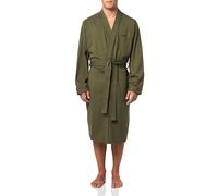 BOSS Men's Cotton Kimono Robe, Dark Green, M