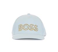 BOSS Mens Cotton Twill Logo Artwork Cap, Light Pastel Blue Hat LIGHT PASTEL BLUE O/S