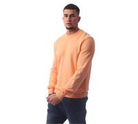 Boss Mens Crew Neck Long Sleeve Regular Fit Sweater in Pastel Orange - Size 2XL