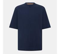 Boss Mens Crew Neck Short Sleeve Regular Fit T-Shirt in Dark Blue - Size Medium