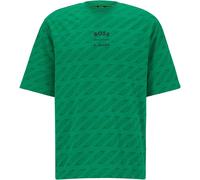 Boss Mens Crew Neck Short Sleeve Regular Fit T-Shirt in Open Green - Size X-Large