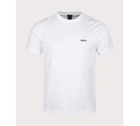 BOSS Mens Crew Neck Tee T-Shirt - Colour: 100 White - Size: Medium Medium