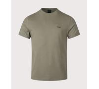 BOSS Mens Crew Neck Tee T-Shirt - Colour: 257 Dark Beige - Size: Large Large