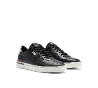 BOSS Mens Cupsole Trainers Black BLACK-001 11