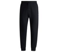 BOSS Stretch-cotton tracksuit bottoms with logo print - Style Hadiko, 50506141 Black XXXL