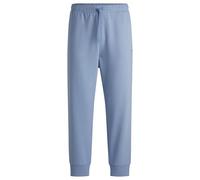 BOSS Mens Curved Joggers Open Blue M