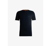 BOSS Mens Tales Logo-Patch T-Shirt in Cotton Jersey