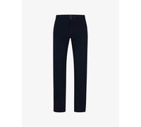 Boss Mens Dark Blue Slim-fit Straight-leg Stretch-cotton Chinos 38l