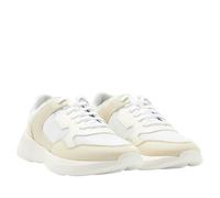 Boss Mens Dean Leather Running Trainers - Beige - Beige - 6 UK