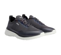 Boss Mens Dean Logo Trainers - Grey - Grey - 5 UK