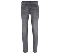 Boss Mens Delano BC Slim-Fit Jeans in Grey Cotton - Size 32W/32L
