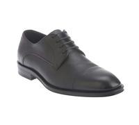 Boss Mens Derrek Leather Derby Shoes - Black - Black - 12 UK