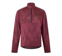 Boss Mens Desert Half Zip Long-Sleeved Active T-Shirt GT25625