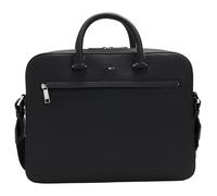 BOSS Men's Document Holder Ray_S Doc 50536498 Hammered Faux Leather Black