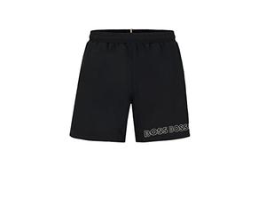 BOSS Men's Dolphin Swim Trunks, New-Black7, S