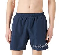 BOSS Men's Dolphin Swim Trunks, New-Navy413, S