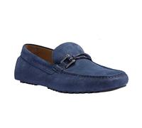 Boss Mens Driver Suede Flat Moccasins6 UK Blue GT39662
