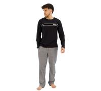BOSS Men's Dynamic Long Set Pyjama Set, Medium Grey35,
