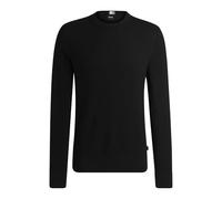 BOSS Micro-structured sweater in cotton - Style Ecaio-P, 50506022 Black M