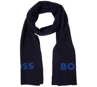 BOSS Men's Elio_Scarf, Dark Blue, Einheitsgröße