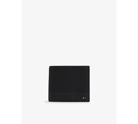 Boss Mens Embossed 8-Card Slot Leather Wallet Black 1 Size