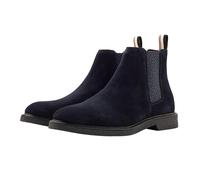 Boss Mens Embossed Suede Stitch Detail Chelsea Boots GT17027