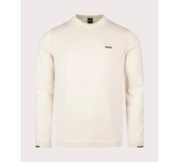 BOSS Men's K_Ever-x Cn Knitted_Sweater, Open White, L