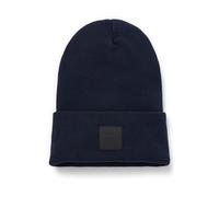 BOSS Mens Fantastico R Logo-label beanie hat in knitted cotton