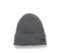 BOSS Mens Fati Logo-Label Beanie hat in Virgin Wool