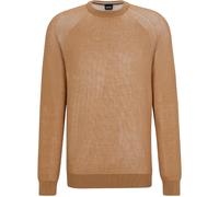 Boss Mens Fine Knit Raglan JumperXXL Medium Beige GT28271