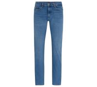 Boss Mens Five Pocket Design Slim Fit Jeans in Turquoise/Aqua - Blue - Size 40W/32L