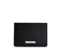 BOSS Mens GalleryA S Card Embossed-Leather Card Holder with Logo Plaque