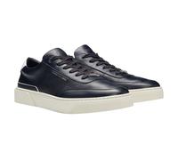 Boss Mens Gary Leather Tennis Shoes - Dark Blue - Dark Blue - 5 UK