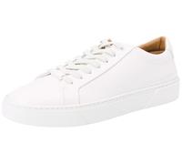 BOSS Gary leather low-top trainers with branded lace loop - Style Gary_Tenn_nalu_N, 50536841 White 6