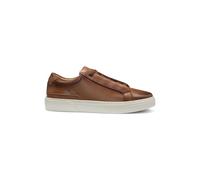 BOSS Mens Gary Tenn Italian-Made Leather Concealed-Lacing Trainers Size 10