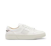 Boss Mens Gary Tennis Trainers in White - Size UK 6