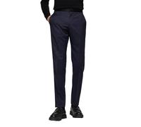Boss Mens Gilan Trousers - Dark Blue - Dark Blue - 40R - 100% Virgin Wool