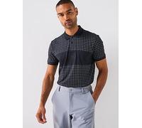 BOSS Mens Golf Check Polo, Navy, Size M, Men Navy