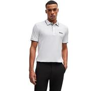 BOSS Mens Golf Paddy Pro Regular Fit Polo Shirt, White, Size Xl, Men White