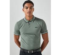 BOSS Mens Golf Paul Polo Shirt - Green, Green, Size S, Men Green