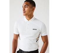 BOSS Mens Golf Paule Polo Top - White, White, Size 2Xl, Men White